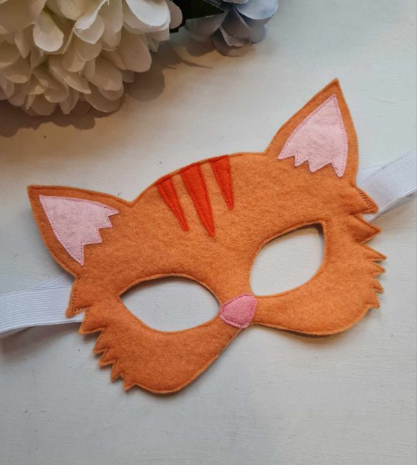 Kollase kassi mask