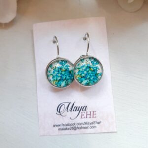 Klaaskamee kõrvarõngad meelespea pildiga