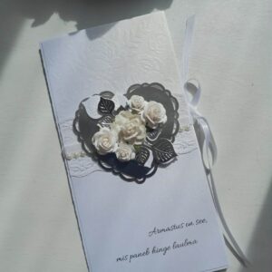 Romantiline rahataskuga õnnitluskaart