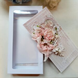 Romanticly themed card in a box