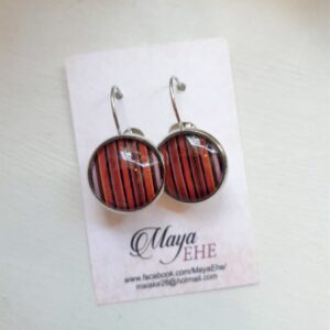 Rahvuslikud kõrvarõngad "Kihnu triip"