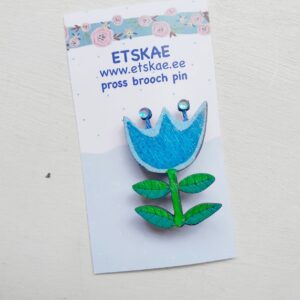 Käsitsi maalitud kiiksuga pross "Lilleke"