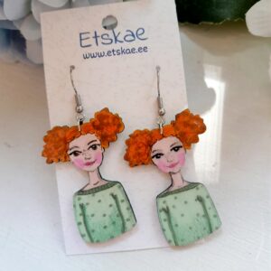 Hand painted earrings