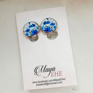 Klipskõrvarõngad kauni pildiga