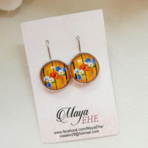 Kõrvarõngad "Põllulilled rahvariidel"