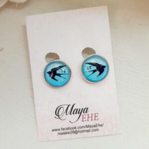 Klipskõrvarõngad "Suitsupääsuke"