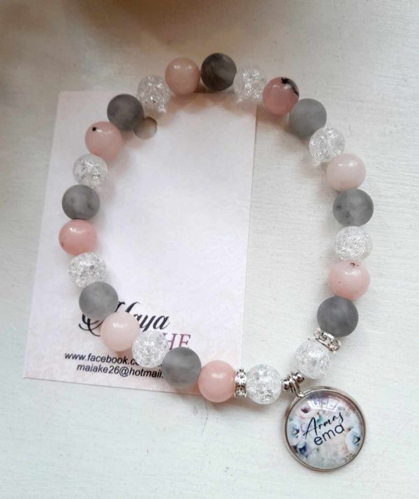 Bracelet with agate
