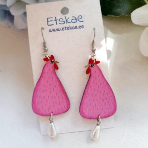 Hand painted earrings