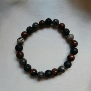 Bracelet with different crystals