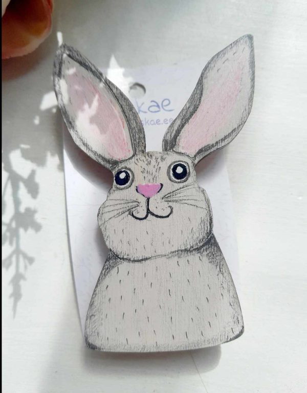 Hand painted brooch