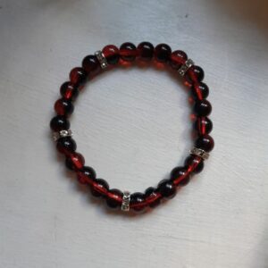 Bracelet with red jasper