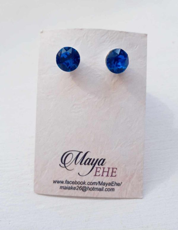 Earrings with Swarovski crystals