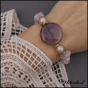 Amazing bracelet with different crystals