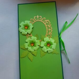 Congradulation card with chocolate pocket