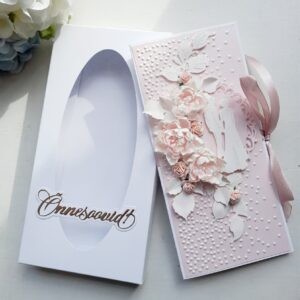 Card with a money pocket