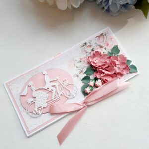 Kaunis õnnitluskaart, rahatasku lisamise võimalus