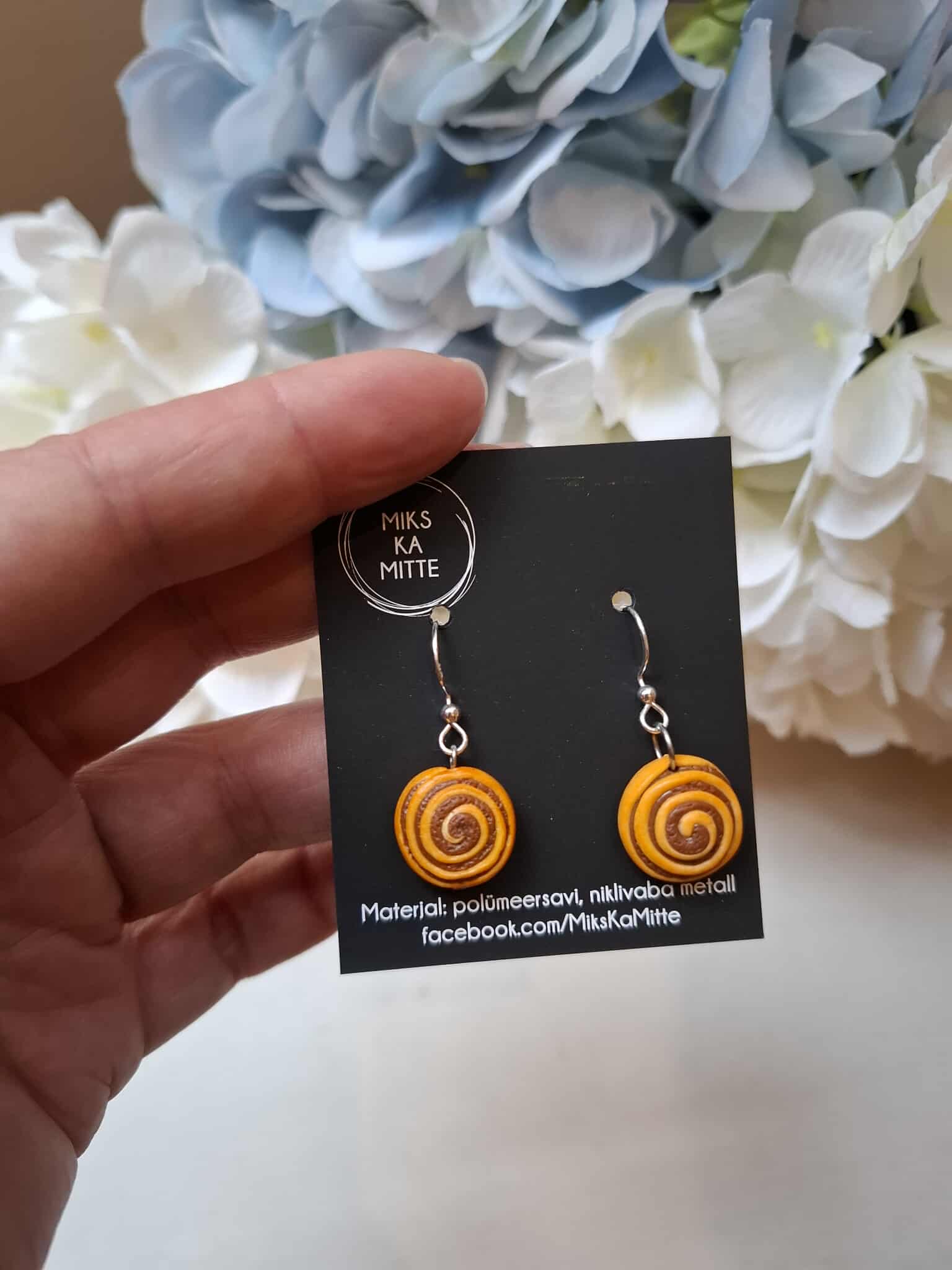 Kõrvarõngad "Kaneelisaiad"