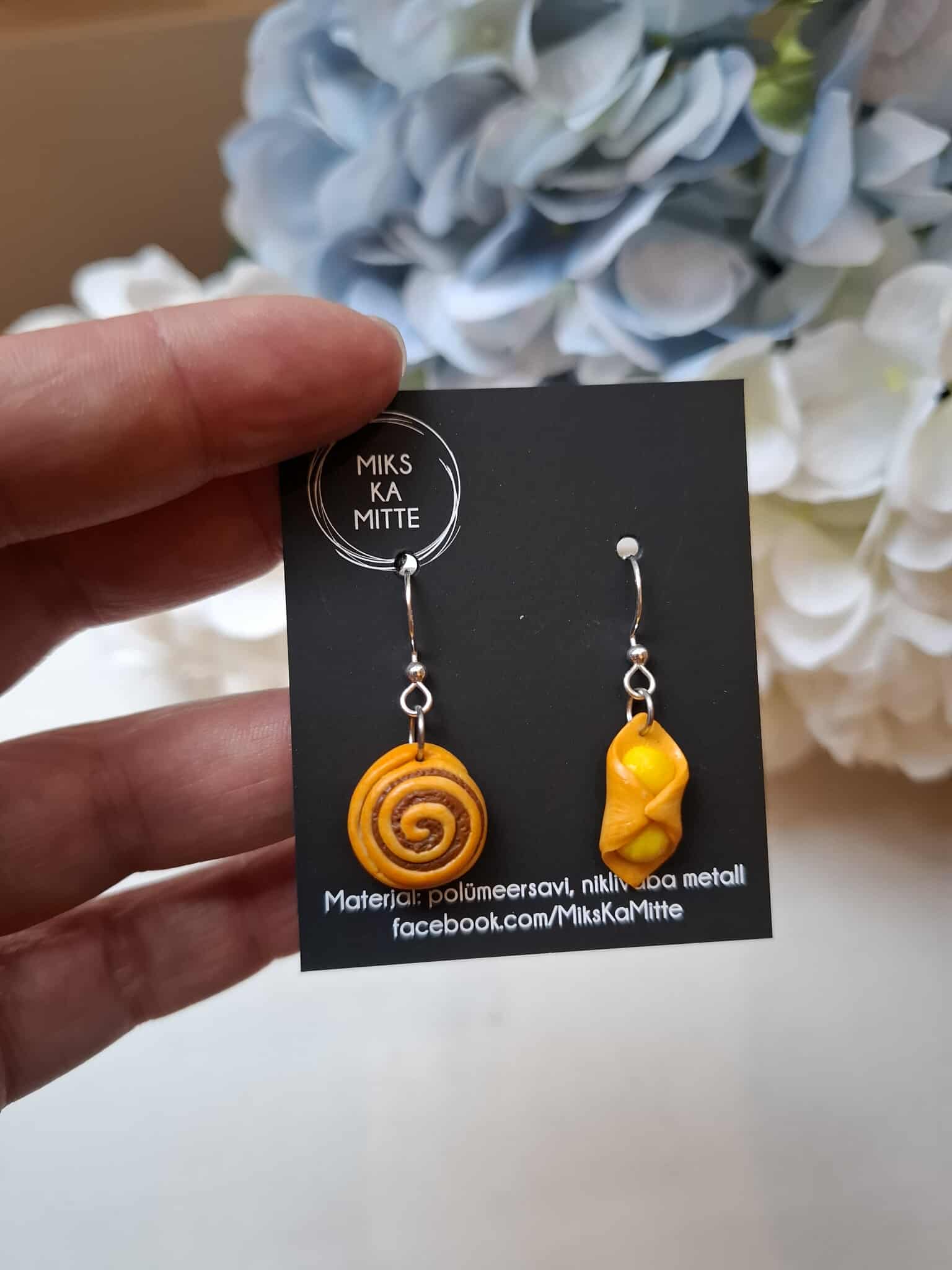 Kõrvarõngad "Kaneelisai ja moskva saiake"