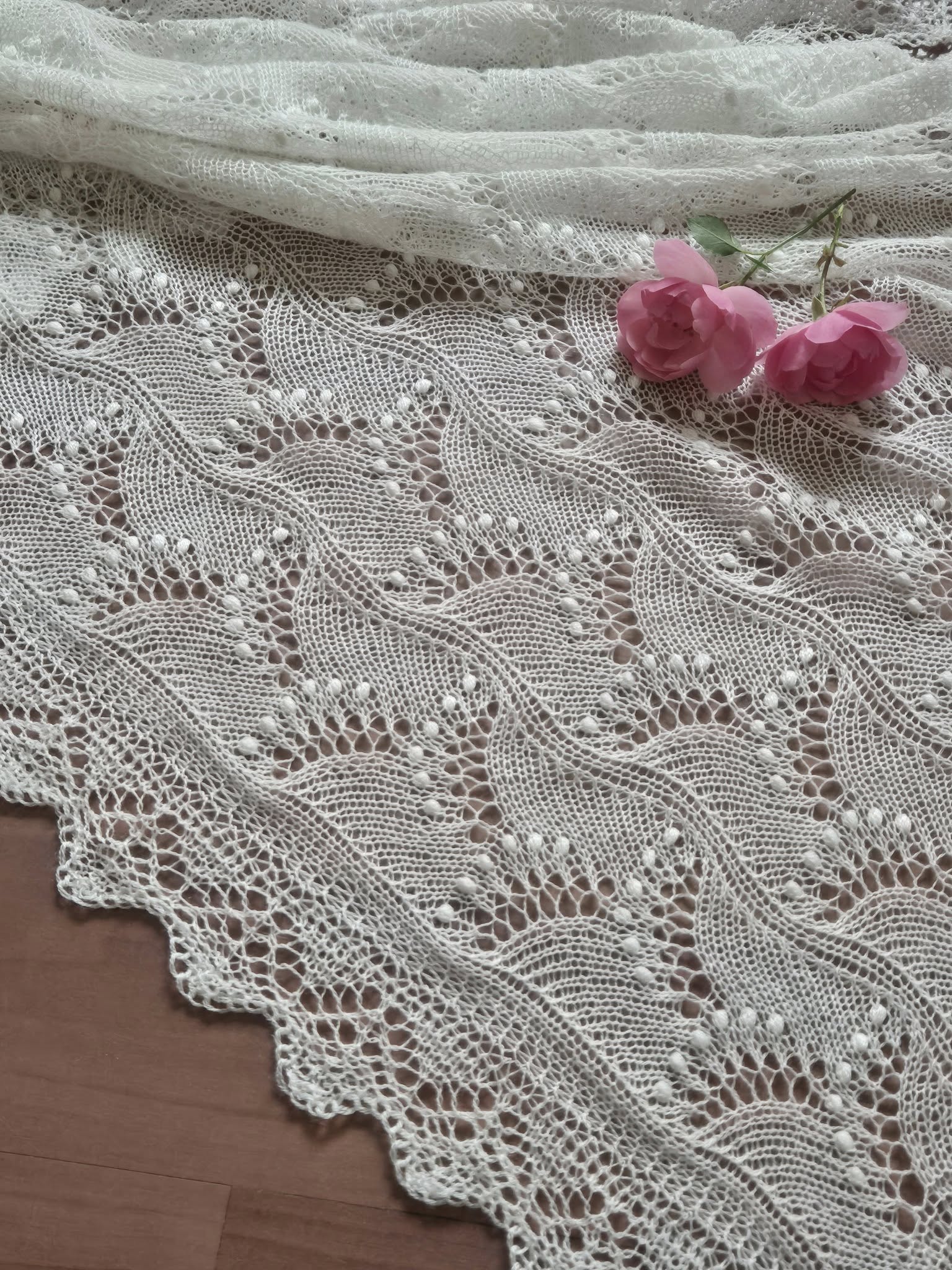 Haapsalu sall "Piibelillekiri", 160x60 cm