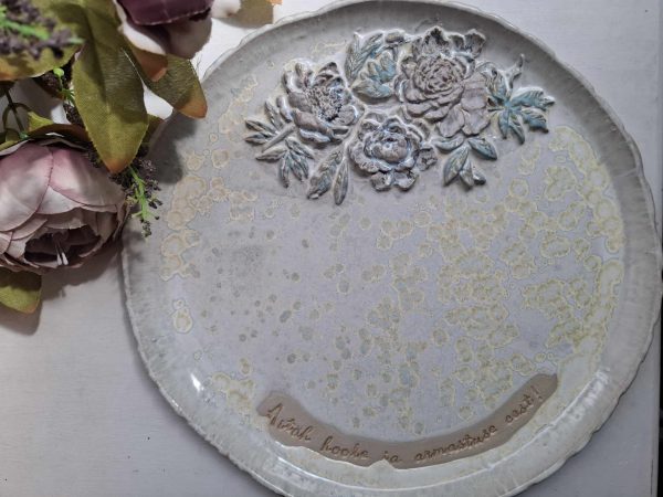 Handcrafted ceramic plate