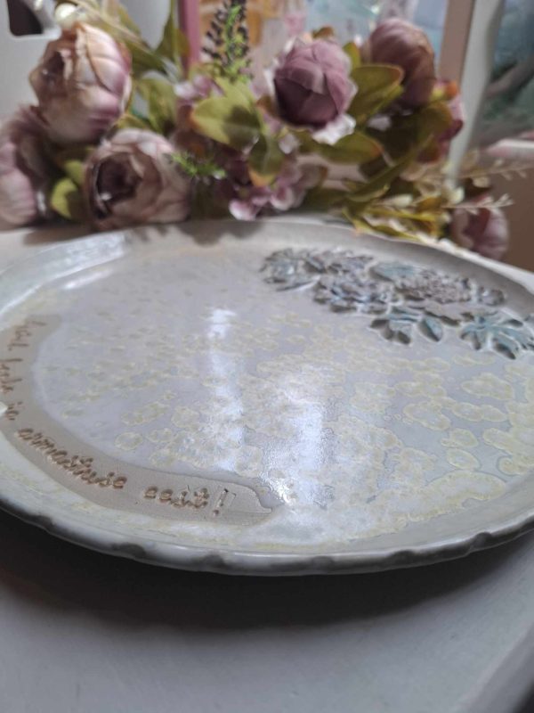 Handcrafted ceramic plate - Image 5