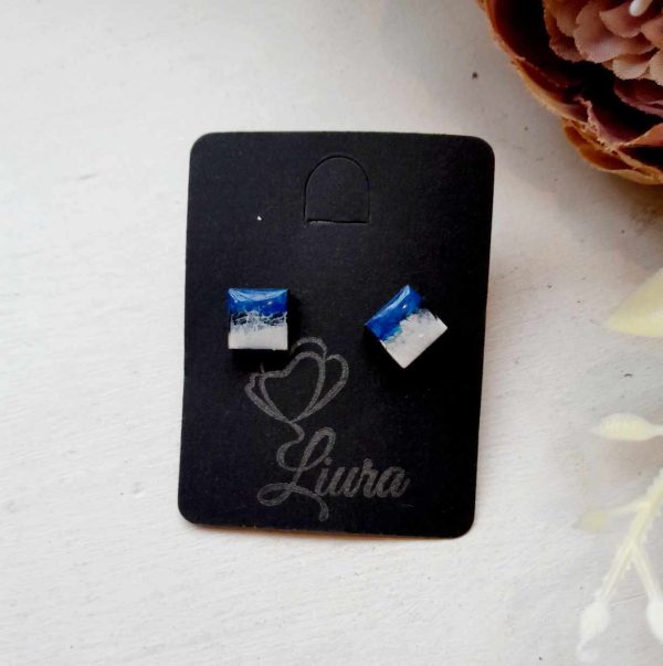Beautiful glass earrings