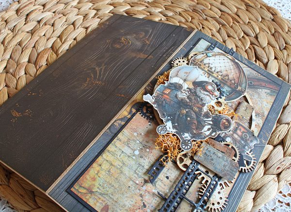 Steampunk stiilis äge õnnitluskaart "Leiutaja" - Image 3