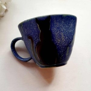 Handmade ceramic cup "Kittycat"