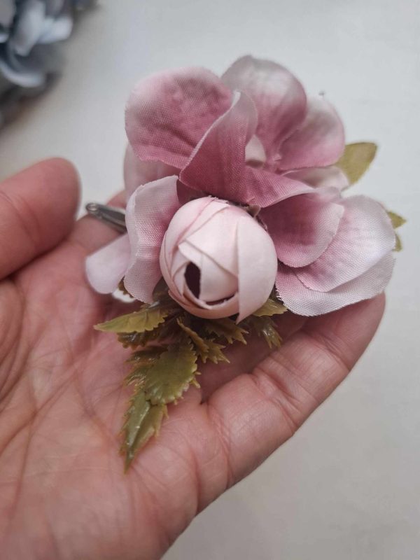 Hair pin with flowers - Image 2
