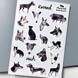 Kleebiseleht "Koerad"