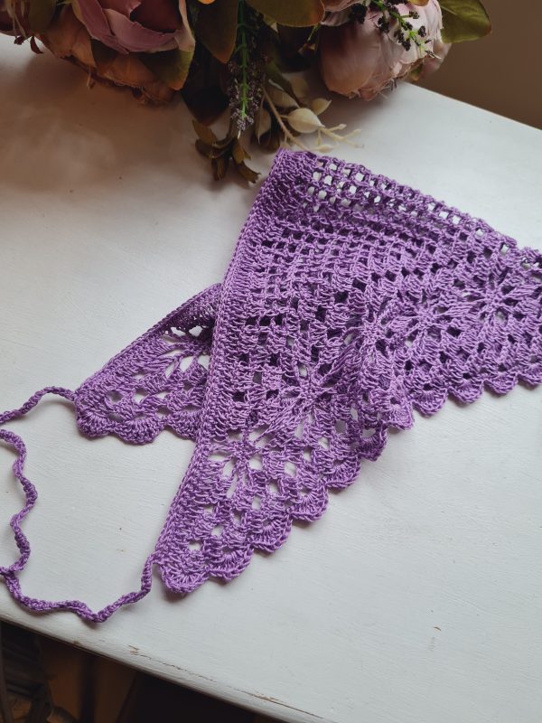 Heegeldatu pearätik, lilla (50cm)