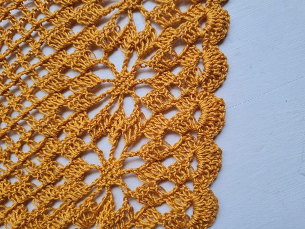 Heegeldatu pearätik, sinepikollane (48cm) - Image 3