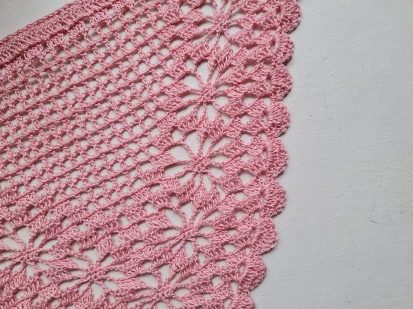 Heegeldatu pearätik, roosa (48cm) - Image 3