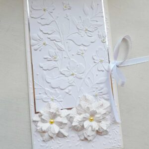 Handcrafted congratulation card with envelope