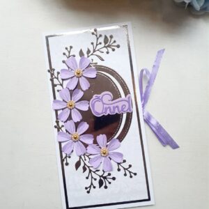 Congratulation card with money pocket