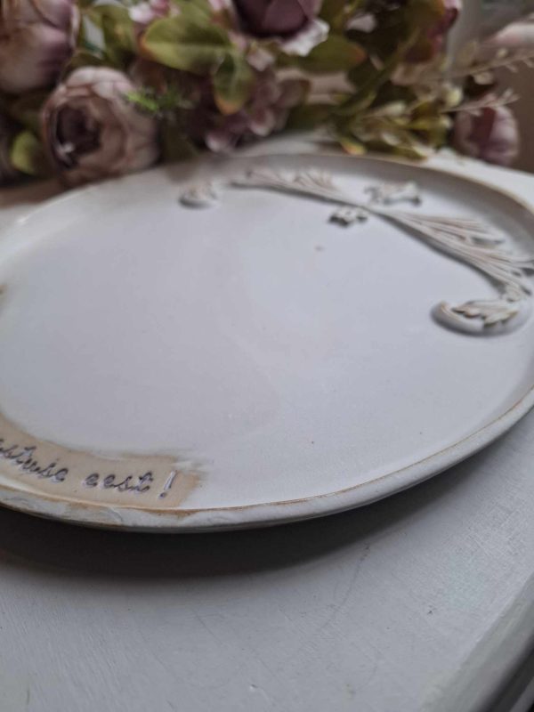 Handcrafted ceramic plate - Image 2