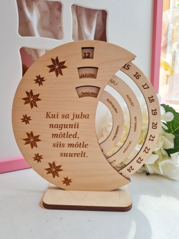 Igavene kalender lauale "Kui sa juba nagunii mõtled...!" kaheksakannaga