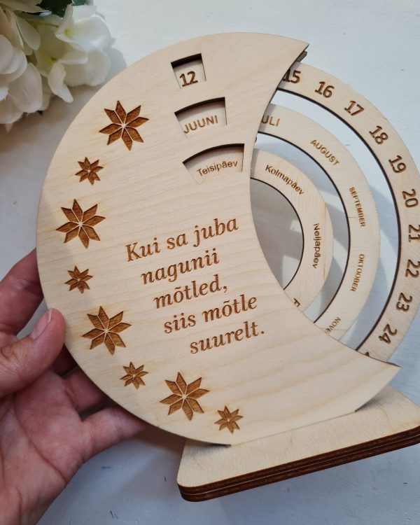 Igavene kalender lauale "Kui sa juba nagunii mõtled...!" kaheksakannaga - Image 2