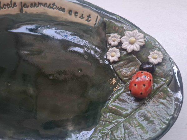 Handcrafted ceramic plate - Image 2