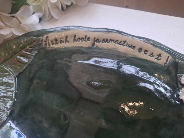 Handcrafted ceramic plate - Image 3