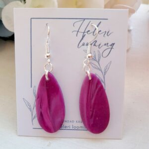 Kaunid polümeersavist kõrvarõngad "Värvide mäng"