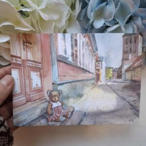 Postcard "Teddy Flowerpaw"