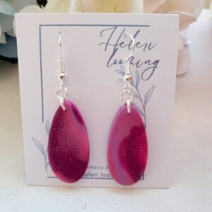 käsitsi meisterdatud kõrvarõngad "Värvide mäng"