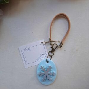 Reflecting keychain "Snowflake"