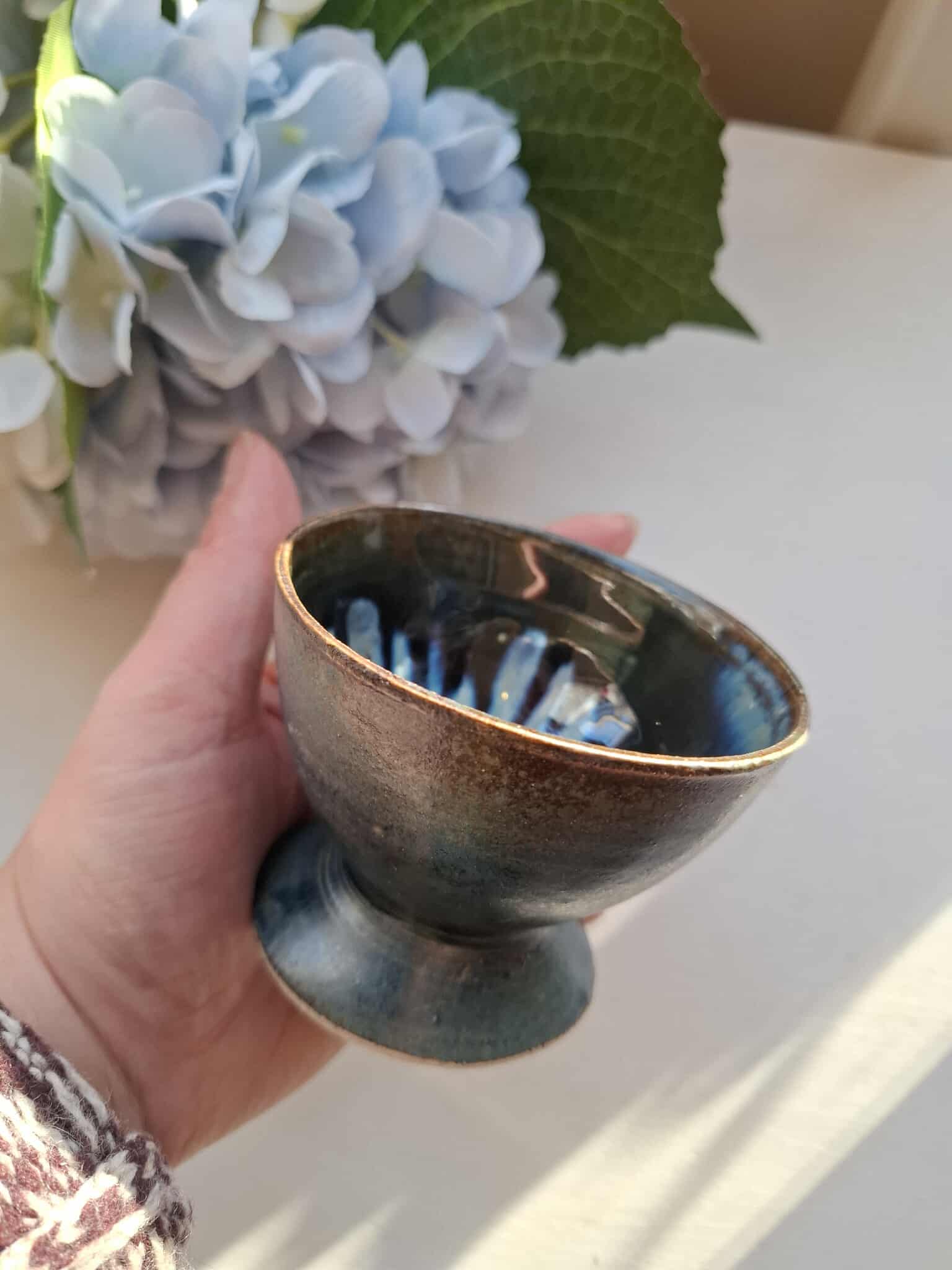 Kedrakeraamikana valminud peeker "Sügav sinine"