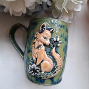 Ceramic mug "Majestic fox"