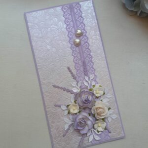 Congratulation card with a money pocket.