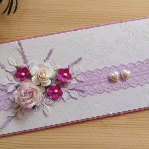 Congratulation card with a money pocket.