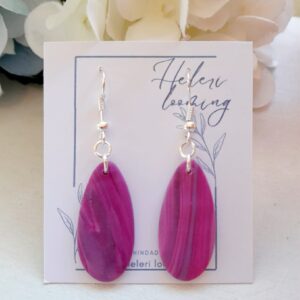 käsitsi meisterdatud kõrvarõngad "Värvide mäng"