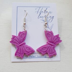 Käsitsi meisterdatud kõrvarõngad "Liblikad"